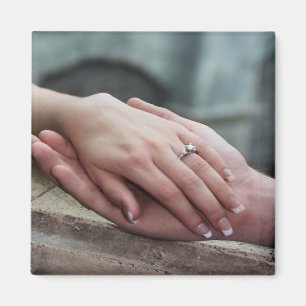 Add Photo Save the Date Proposal Engagement Magnet