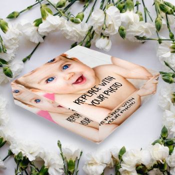 Add Photo Unique One Of A Kind Personalized Paperweight by Ricaso at Zazzle