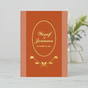 Add Photo Wedding Announcement Card