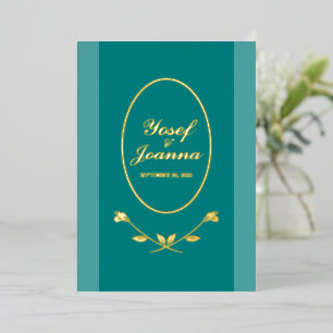 Add Photo Wedding Announcement Card