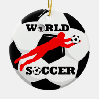 Add Photo World Soccer Ornament