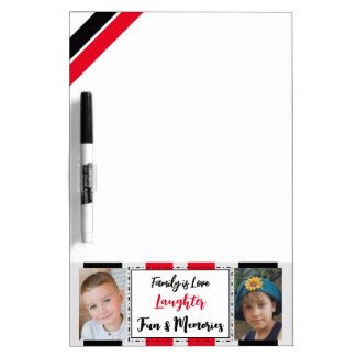 Add photos family love stripes black red