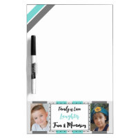 Add 2 photos best daddy don't forget white black dry erase board