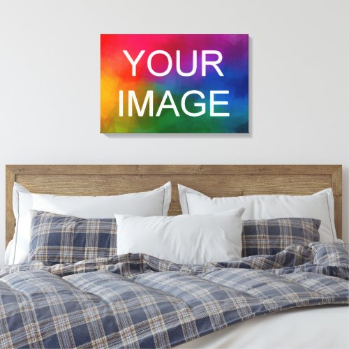 Add Picture Image Photo Logo Template High Qality Canvas Print