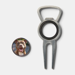 Add Pit Bull Photo Customize Divot Tool
