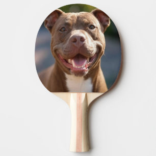 Add Pit Bull Photo Customize Ping Pong Paddle