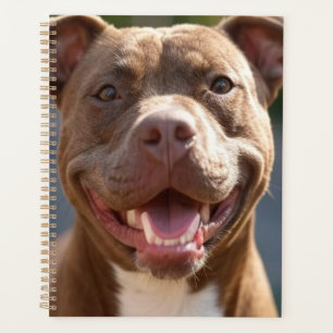 Add Pit Bull Photo Customize Planner