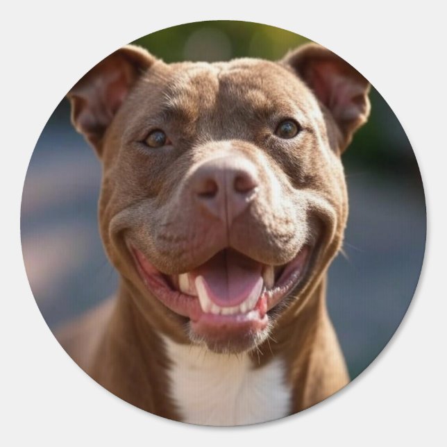 Add Pit Bull Photo Customize Sign (Front)