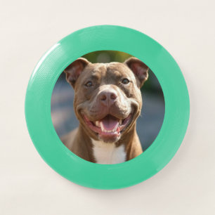 Add Pit Bull Photo Customize Wham-O Frisbee
