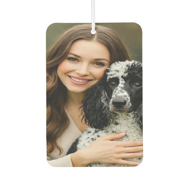 Add Poddle Photo Personalize Customize Air Freshener (Front)