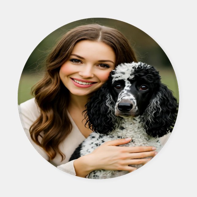 Add Poddle Photo Personalize Customize Coaster Set (Single)