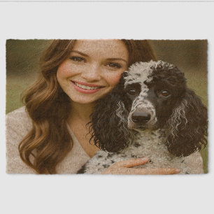 Add Poddle Photo Personalize Customize Fiber Doormat