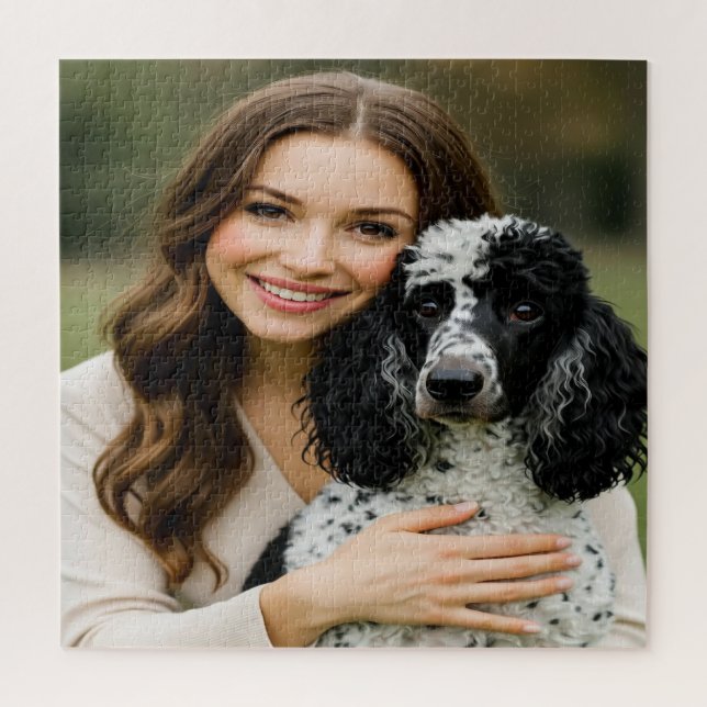 Add Poddle Photo Personalize Customize Jigsaw Puzzle (Vertical)