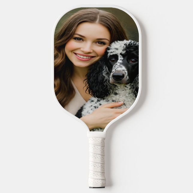 Add Poddle Photo Personalize Customize Pickleball Paddle (Front)