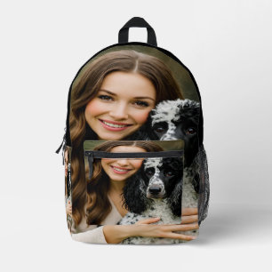 Add Poddle Photo Personalize Customize Printed Backpack