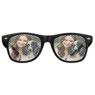 Add Poddle Photo Personalize Customize Retro Sunglasses