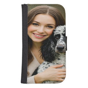 Add Poddle Photo Personalize Customize Galaxy S4 Wallet Case