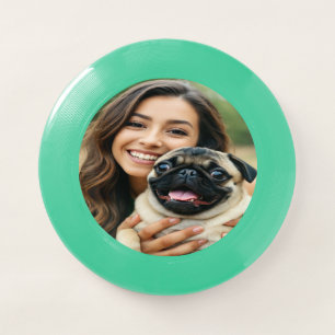 Add Pug Photo Personalize Customize Wham-O Frisbee