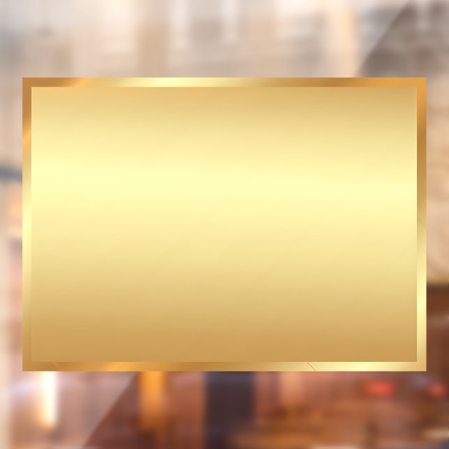 Add QR Code Text Logo Glamour Blank Background Window Cling (Sheet 2)