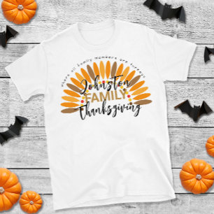 Add Quote Thanksgiving Family T-Shirt