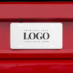 Add Rectangle Business Company Logo Professional L License Plate<br><div class="desc">Promote your business with this cool license plate,  featuring custom logo & text. Easily add your own logo and info by clicking on the "personalize" option.</div>