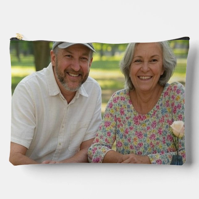 Add Retired Photo Customize Accessory Pouch (Front)