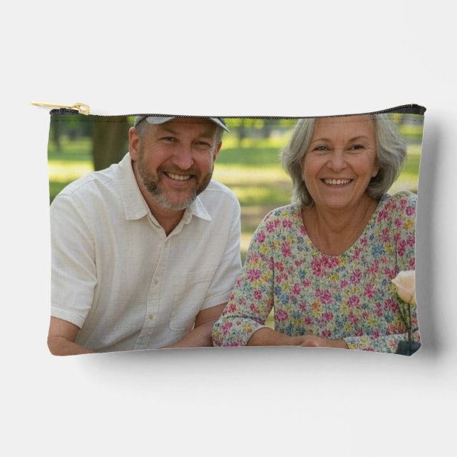Add Retired Photo Customize Accessory Pouch (Front)