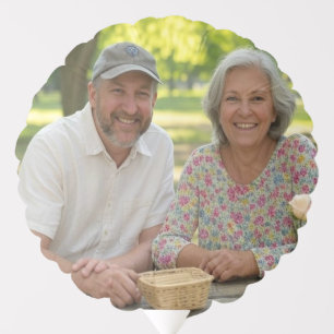 Add Retired Photo Customize Balloon