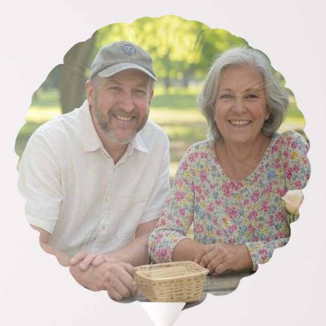 Add Retired Photo Customize Balloon (Front)