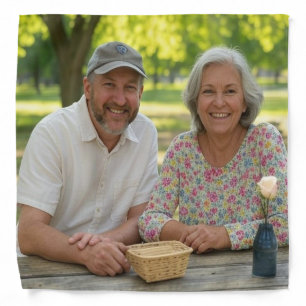 Add Retired Photo Customize Bandana