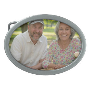 Add Retired Photo Customize Belt Buckle