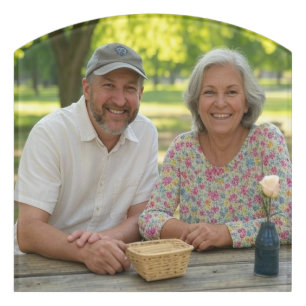 Add Retired Photo Customize Door Sign