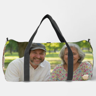 Add Retired Photo Customize Duffle Bag