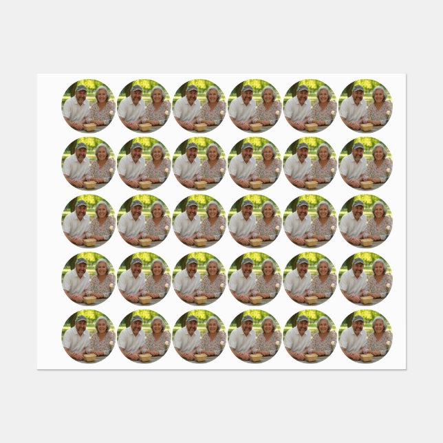 Add Retired Photo Customize Labels (Sheet)