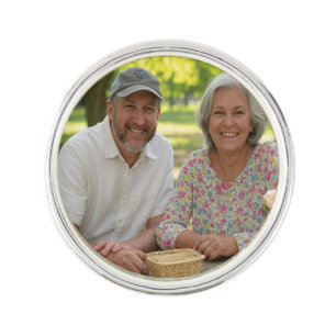 Add Retired Photo Customize Lapel Pin