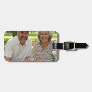 Add Retired Photo Customize Luggage Tag