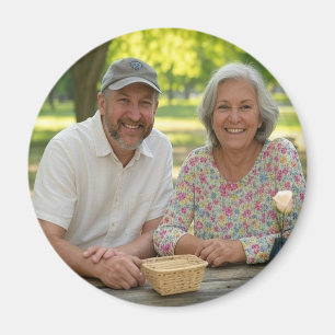 Add Retired Photo Customize Magnet