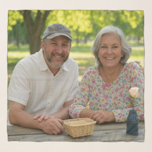 Add Retired Photo Customize Scarf
