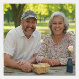 Add Retired Photo Customize Sign