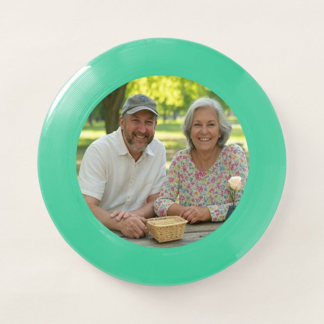 Add Retired Photo Customize Wham-O Frisbee (Front)