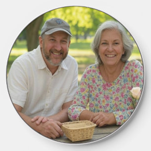 Add Retired Photo Customize Wireless Charger