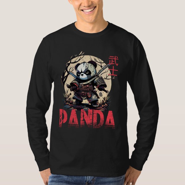 Add Samurai Panda to Japanese Art  1 T-Shirt (Front)