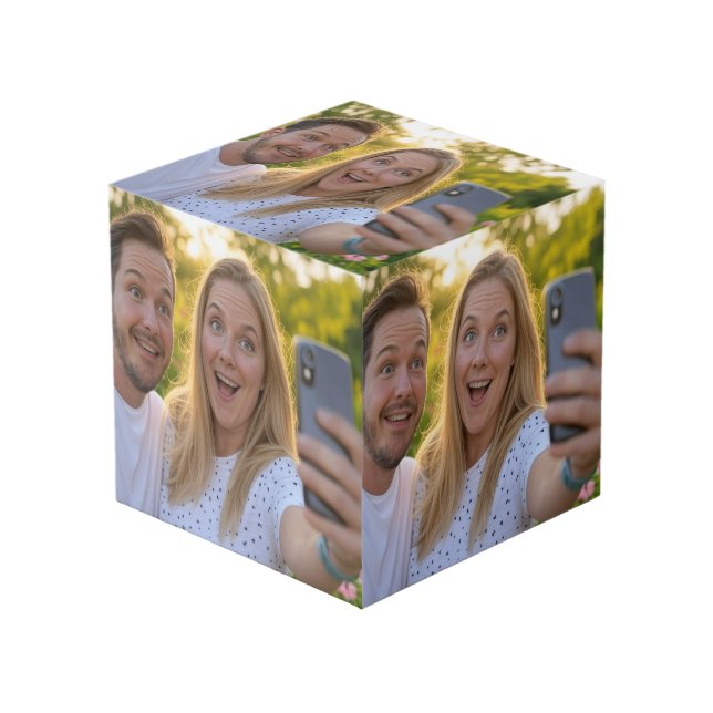 Add Selfie Customize Cube (Front Angled)