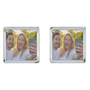 Add Selfie Customize Cufflinks