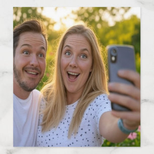 Add Selfie Customize Envelope Liner