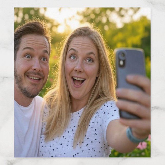 Add Selfie Customize Envelope Liner (Design)