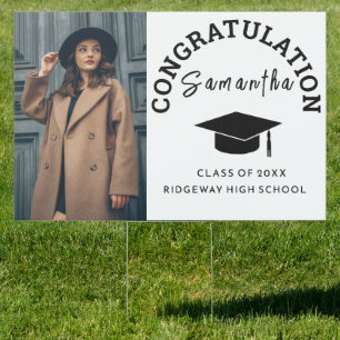 Add Senior Photo   Custom Personalized Graduation  Sign