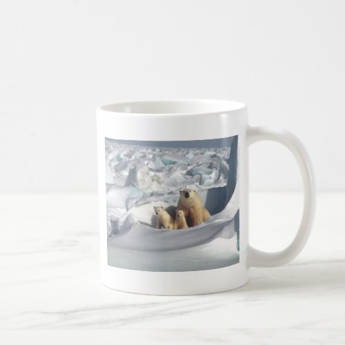 Add SLOGAN to Save Arctic Polar Bears Planet Ice Coffee Mug