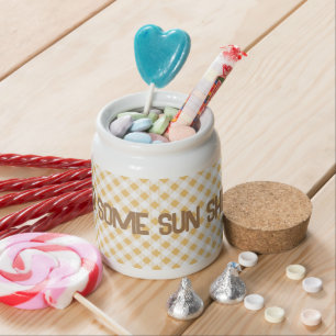 Add some sun shine Candy favor holder Jar