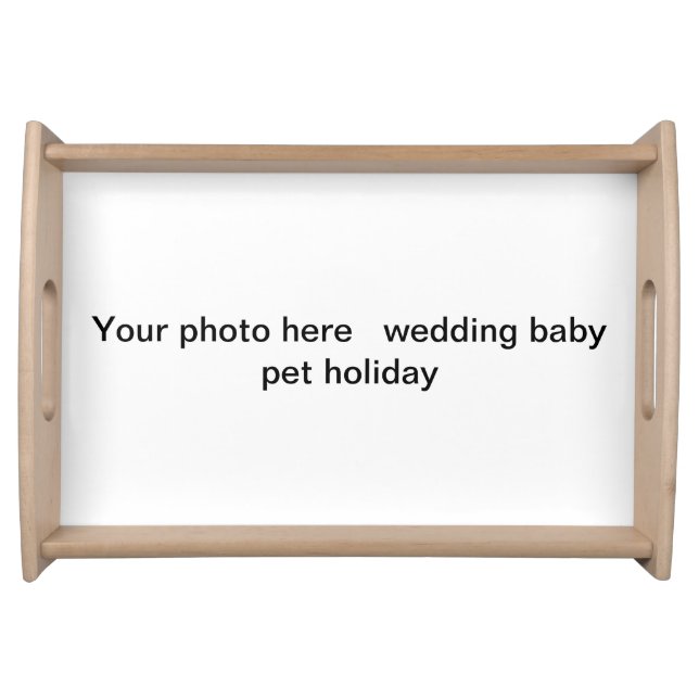 Add special photo to Serving tray (Front)